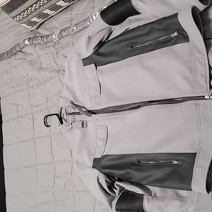 INC Grey Jacket Large